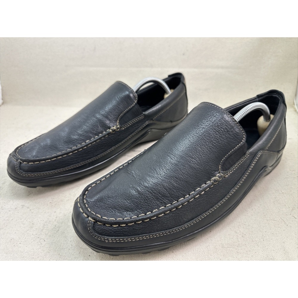 Cole Haan Mens Tucker Venetian Slip On Black Loafers Shoes Size 11 M C03557